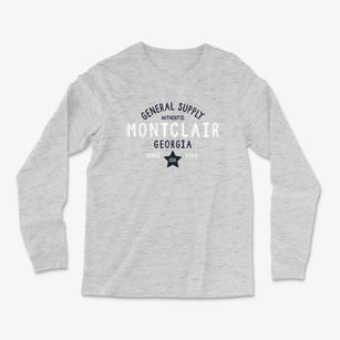 Montclair Georgia General Supply Light Soft Long Sleeve T-Shirt