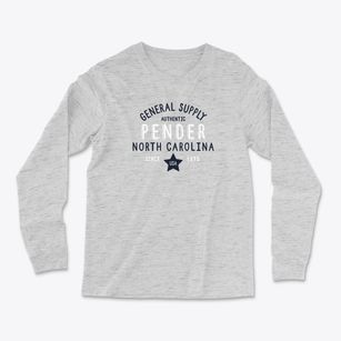 Pender North Carolina General Supply Light Soft Long Sleeve T-Shirt