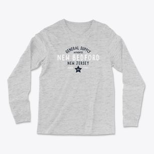 New Bedford New Jersey General Supply Light Soft Long Sleeve T-Shirt