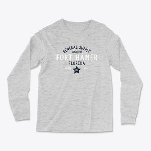 Fort Hamer Florida General Supply Light Soft Long Sleeve T-Shirt