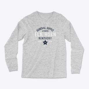 Elk Horn Kentucky General Supply Light Soft Long Sleeve T-Shirt