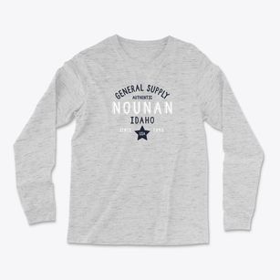 Nounan Idaho General Supply Light Soft Long Sleeve T-Shirt