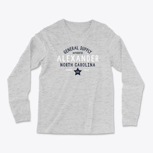 Alexander North Carolina General Supply Light Soft Long Sleeve T-Shirt