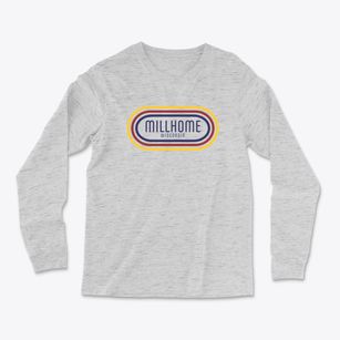 Millhome Wisconsin Color Loop Light Soft Long Sleeve T-Shirt