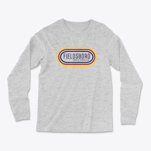 Fieldsboro North Carolina Color Loop Light Soft Long Sleeve T-Shirt