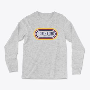 North Fork North Carolina Color Loop Light Soft Long Sleeve T-Shirt