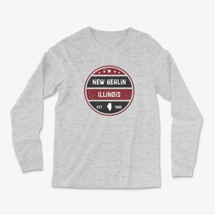 New Berlin Illinois Americana Light Soft Long Sleeve T-Shirt