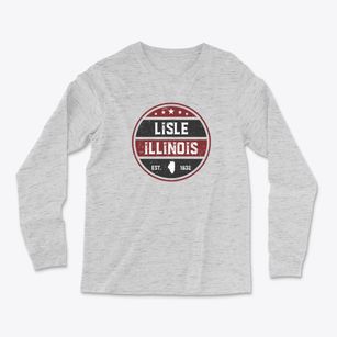 Lisle Illinois Americana Light Soft Long Sleeve T-Shirt