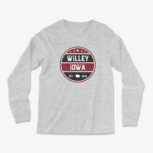 Willey Iowa Americana Light Soft Long Sleeve T-Shirt
