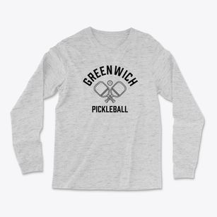 Greenwich Connecticut Pickleball Light Soft Long Sleeve T-Shirt