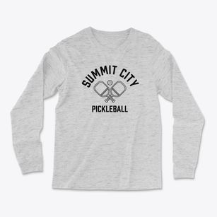 Summit City Missouri Pickleball Light Soft Long Sleeve T-Shirt