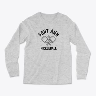 Fort Ann New York Pickleball Light Soft Long Sleeve T-Shirt
