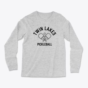 Twin Lakes Wisconsin Pickleball Light Soft Long Sleeve T-Shirt