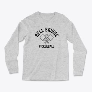 Bell Bridge Tennessee Pickleball Light Soft Long Sleeve T-Shirt