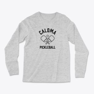 Caloma Iowa Pickleball Light Soft Long Sleeve T-Shirt