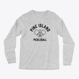 Pine Island New York Pickleball Light Soft Long Sleeve T-Shirt