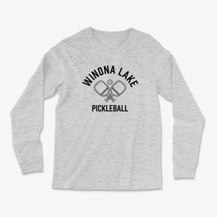 Winona Lake Indiana Pickleball Light Soft Long Sleeve T-Shirt