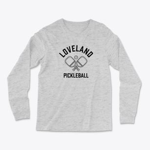 Loveland Washington Pickleball Light Soft Long Sleeve T-Shirt