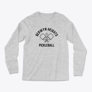 Berwyn Heights Maryland Pickleball Light Soft Long Sleeve T-Shirt