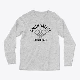 Smith Valley Nevada Pickleball Light Soft Long Sleeve T-Shirt