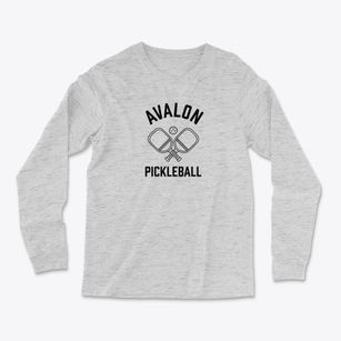 Avalon New Jersey Pickleball Light Soft Long Sleeve T-Shirt