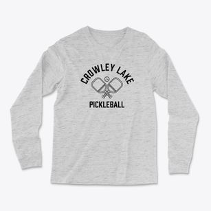 Crowley Lake California Pickleball Light Soft Long Sleeve T-Shirt