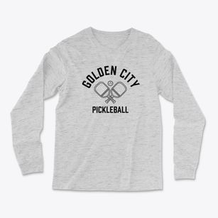 Golden City Missouri Pickleball Light Soft Long Sleeve T-Shirt
