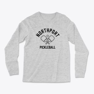 Northport Michigan Pickleball Light Soft Long Sleeve T-Shirt