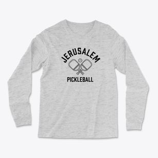 Jerusalem Ohio Pickleball Light Soft Long Sleeve T-Shirt