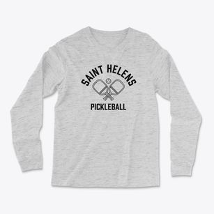 St. Helens Oregon Pickleball Light Soft Long Sleeve T-Shirt