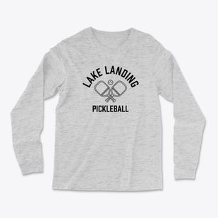 Lake Landing North Carolina Pickleball Light Soft Long Sleeve T-Shirt