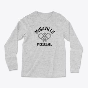 Minaville New York Pickleball Light Soft Long Sleeve T-Shirt