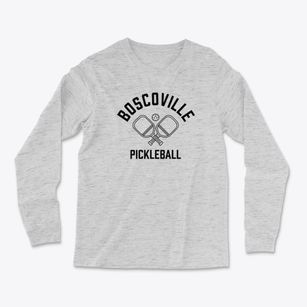 Boscoville Louisiana Pickleball Light Soft Long Sleeve T-Shirt