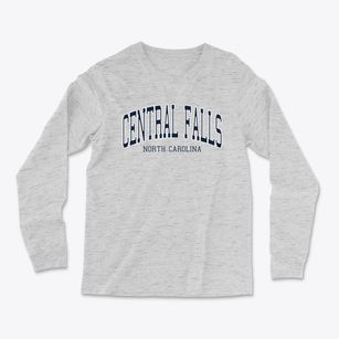 Central Falls North Carolina Traditional Light Soft Long Sleeve T-Shirt