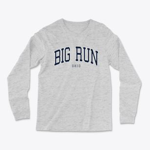 Big Run Ohio Traditional Light Soft Long Sleeve T-Shirt
