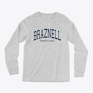 Braznell Pennsylvania Traditional Light Soft Long Sleeve T-Shirt