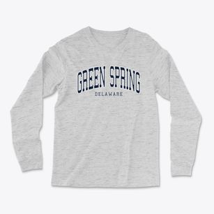 Green Spring Delaware Traditional Light Soft Long Sleeve T-Shirt