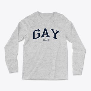 Gay Idaho Traditional Light Soft Long Sleeve T-Shirt
