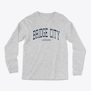 Bridge City Louisiana Traditional Light Soft Long Sleeve T-Shirt
