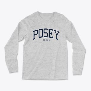Posey Texas Traditional Light Soft Long Sleeve T-Shirt
