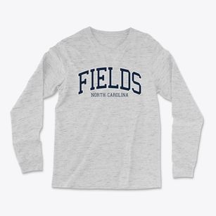 Fields North Carolina Traditional Light Soft Long Sleeve T-Shirt