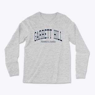 Garrett Hill Pennsylvania Traditional Light Soft Long Sleeve T-Shirt