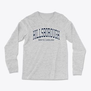 Hillsborough North Carolina Traditional Light Soft Long Sleeve T-Shirt