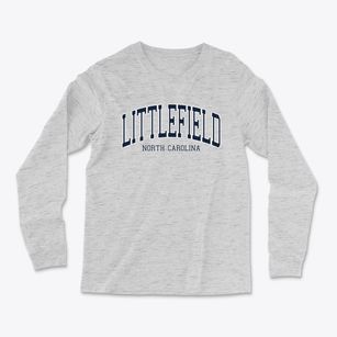 Littlefield North Carolina Traditional Light Soft Long Sleeve T-Shirt