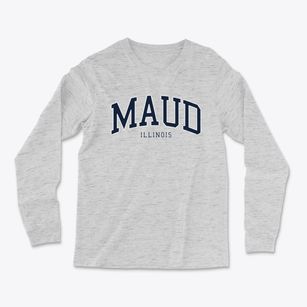 Maud Illinois Traditional Light Soft Long Sleeve T-Shirt