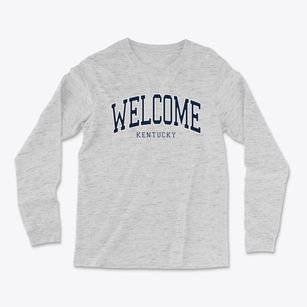 Welcome Kentucky Traditional Light Soft Long Sleeve T-Shirt