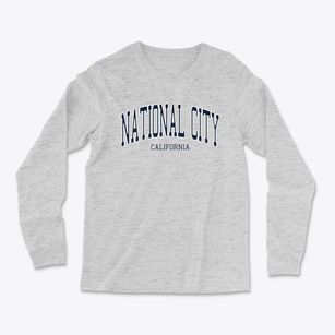 National City California Traditional Light Soft Long Sleeve T-Shirt
