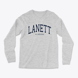 Lanett Alabama Traditional Light Soft Long Sleeve T-Shirt