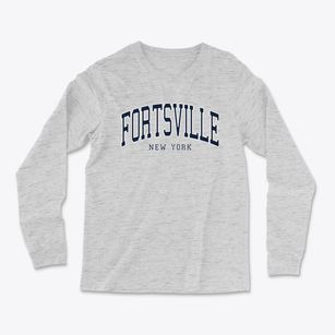 Fortsville New York Traditional Light Soft Long Sleeve T-Shirt