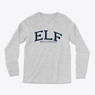 Elf North Carolina Traditional Light Soft Long Sleeve T-Shirt
